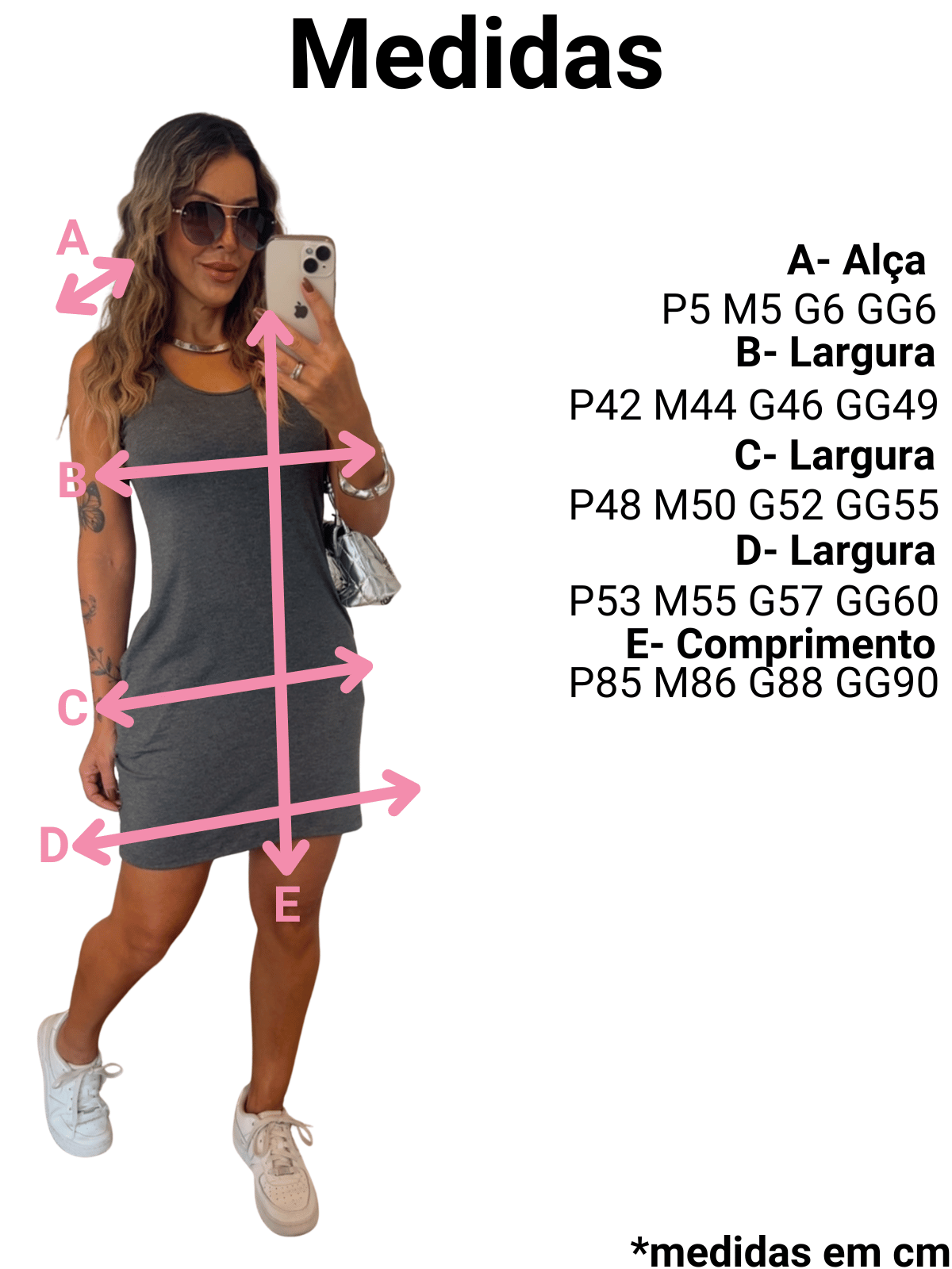 vestido basico regata com bolsos